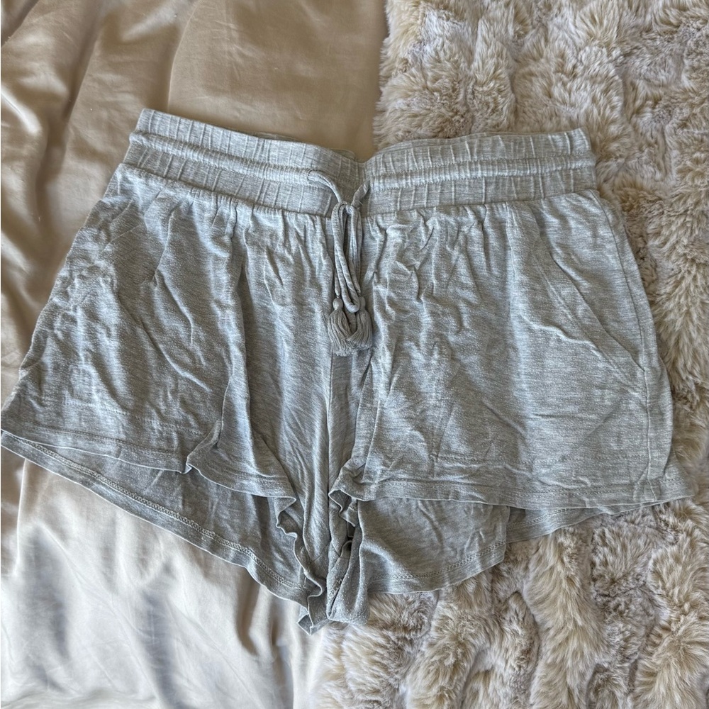 Stars above pajama shorts
